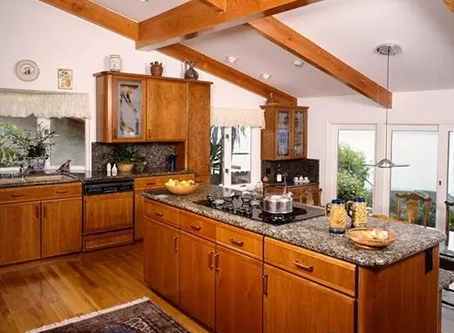 4款木地板搭配 打造暖男厨房