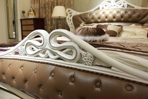 产品评测:南方家居欧式真皮软床