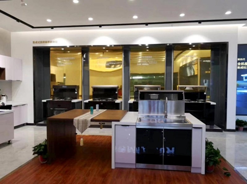 十大集成灶品牌雅士林浙江杭州恒大旗舰店落地