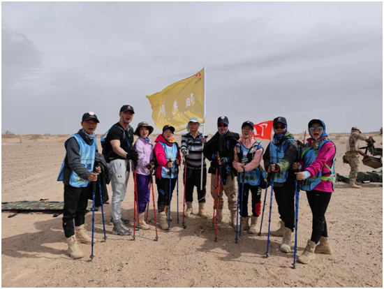 首届商界精英108公里戈壁挑战赛,腾威科技团队出阵应战