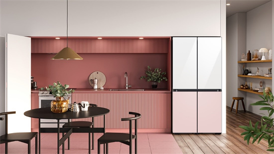 三星BESPOKE缤色铂格冰箱,属于你的夏日“保鲜”使者