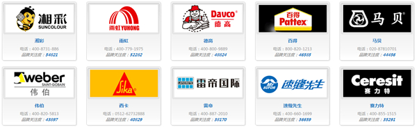 2022年中国美缝剂十大品牌排名