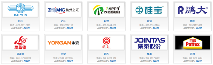 js6666金沙登录入口-欢迎您中国十大硅酮胶品牌排名出炉 2023最新整理(图1)