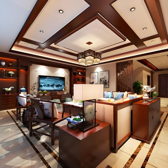 传统与现代的碰撞:中式吊顶设计的魅力