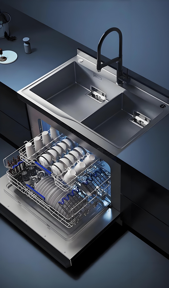 2025洗碗机品牌消毒技术解析:凯度AI智能除菌 vs 美的纳米级抑菌哪家强?