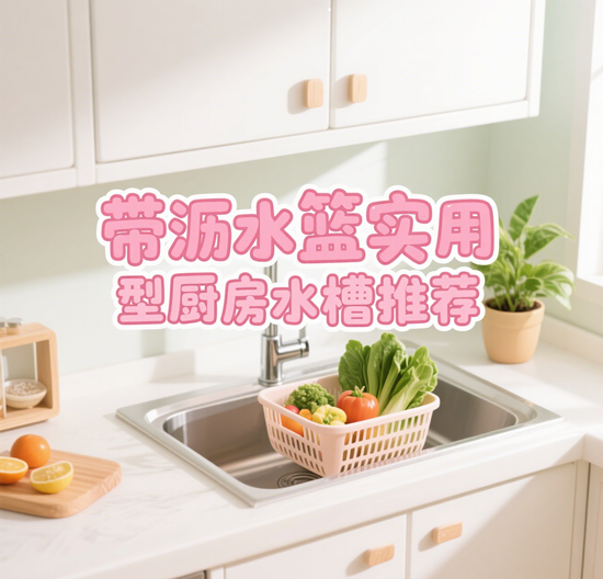 带沥水篮!品牌实用型厨房水槽推荐