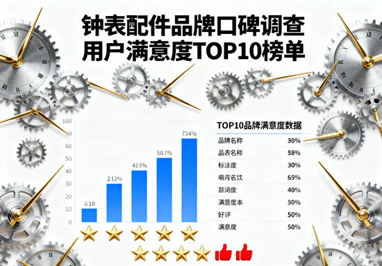 钟表配件品牌口碑调查:用户满意度TOP10榜单