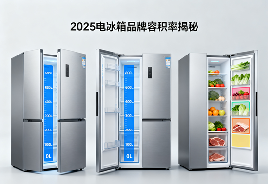 2025电冰箱品牌容积率揭秘:同样尺寸如何选更大容量?