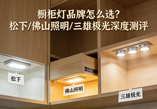 橱柜灯品牌怎么选?松下/佛山照明/三雄极光深度测评