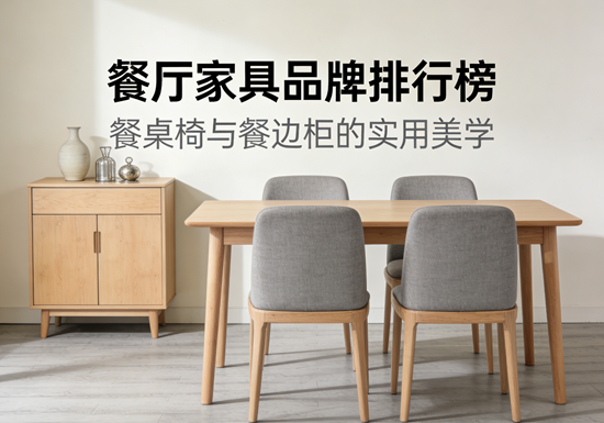 餐厅家具品牌排行榜 | 餐桌椅与餐边柜的实用美学