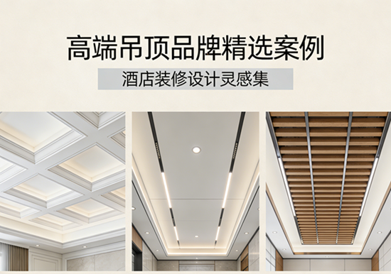 酒店装修常用的高端吊顶品牌案例分享