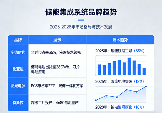 储能集成系统品牌趋势:光储充一体化解决方案引领能源革命新纪元